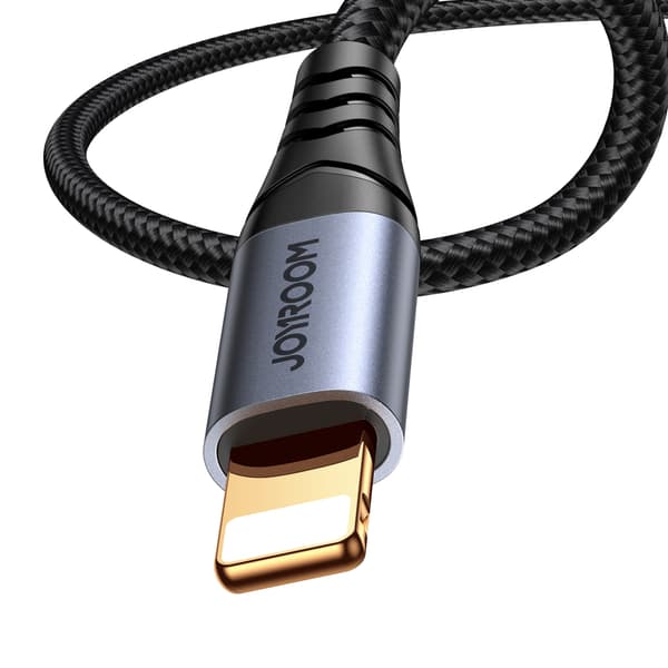 Stereolydkabel til iPhone iPad AUX 3,5 mm mini-jack - Lightning 1,2m sort