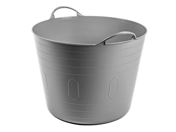 MULTIFUNKTIONEL PLASTKURV 26L GRÅ -JAG