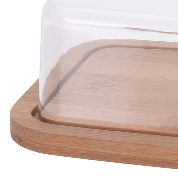Smörskål i bambu med lock