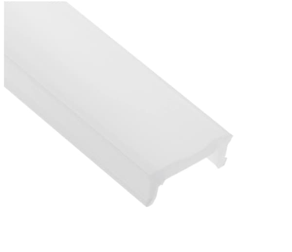 Milky Diffuser för ytmonterad infälld profil 2m för LED-remsor