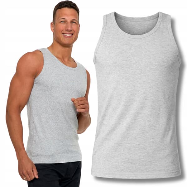 HERR-T-SHIRT 100% BOMULL MORAJ S GRÅ