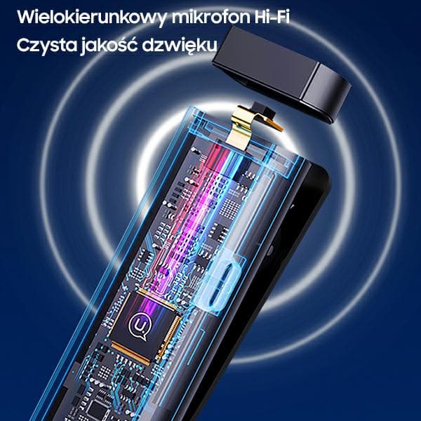 USAMS ENC 2.4G langaton lavalier-mikrofoni USB-C