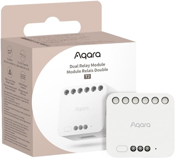 Aqara T2 ZigBee Dubbel Relämodul (DCM-K01)