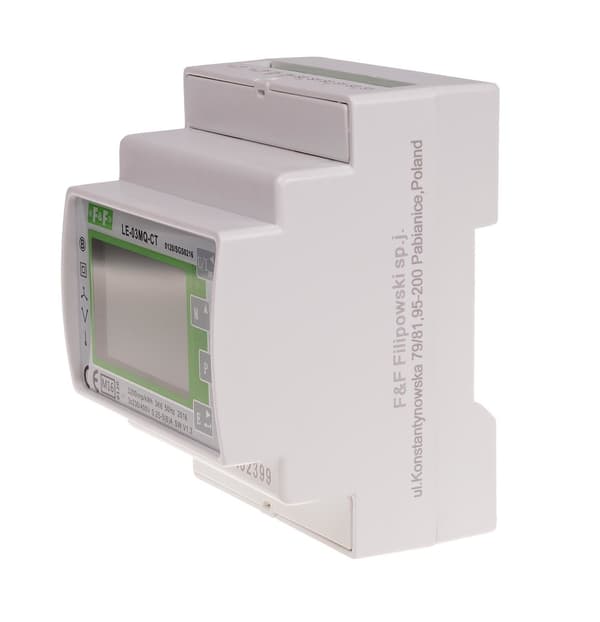 Trefaset tovejs mellemmåler, semi-indirekte, Modbus RTU, 100(5)A.