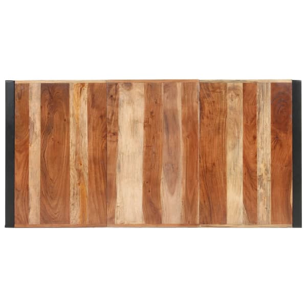vidaXL Matbord 160x80x75 cm sheeshamträ