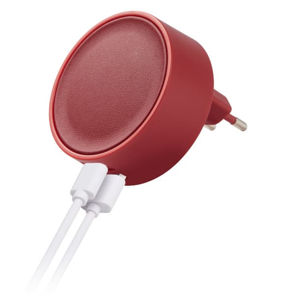 Lexon Poweron 30W USB-C/USB-A Vægoplader Rød