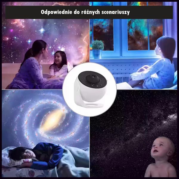 MajesticLine Galaxy-projektor hvid
