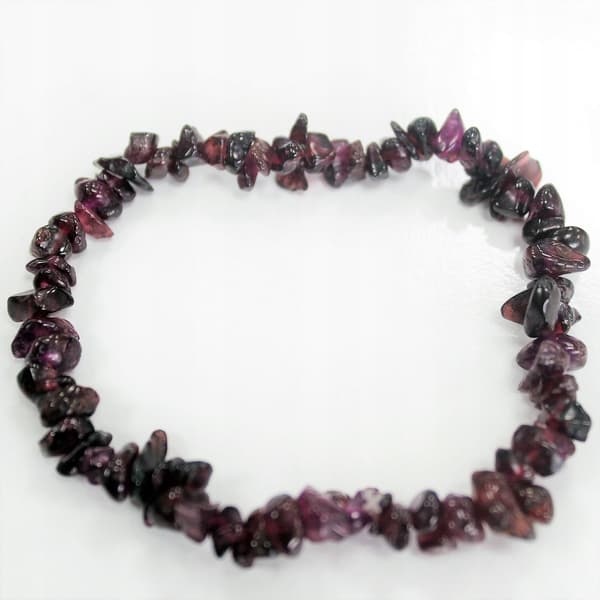 Armband med naturstenar - Blodgranat