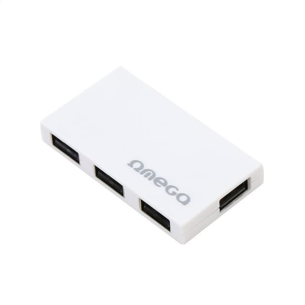 OMEGA USB 2.0 HUB 4-PORTARS BOX VIT [42852] TE