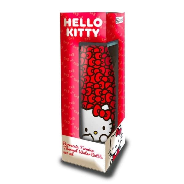 Coriex Hello Kitty vattenflaska 500ml röd 10683
