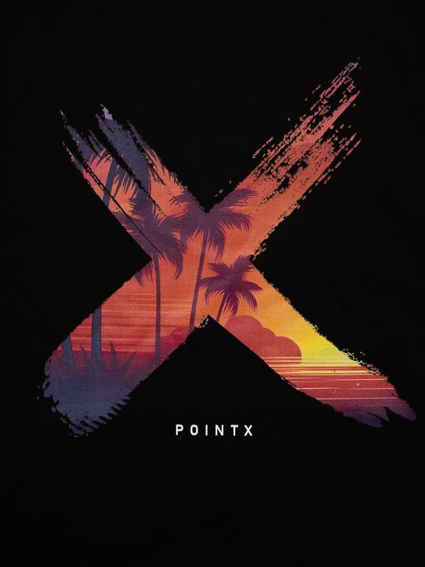 Point X Vice Herre Sort Oversized Hættetrøje XXL