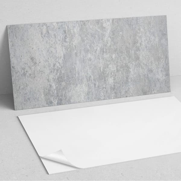 Selvklæbende vinyltrykt panel 120x60 cm naturstenstruktur