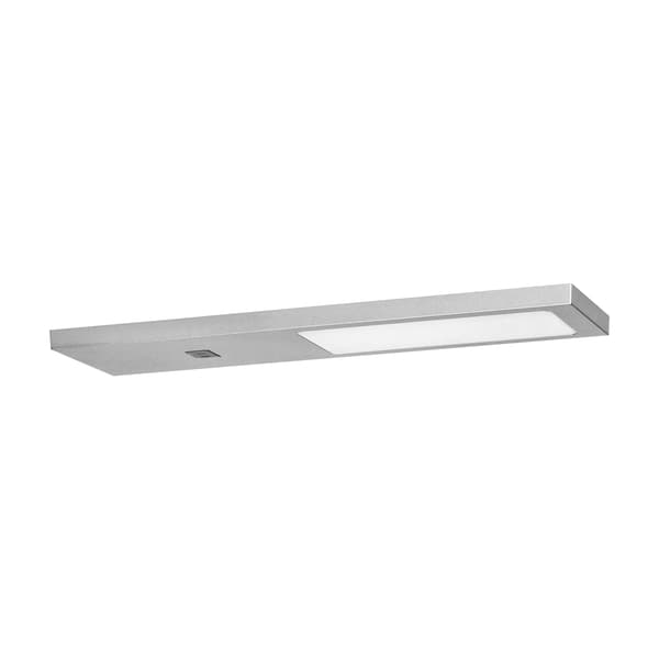 LED-underskåpslampa 3x4W med handströmbrytare 4000K grå 3 delar