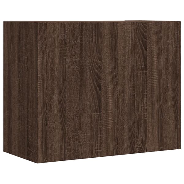 vidaXL vægskab brunt egetræ 75x35x60 cm