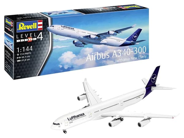 Fly. Airbus A340-300 Lufthansa Ny bemaling