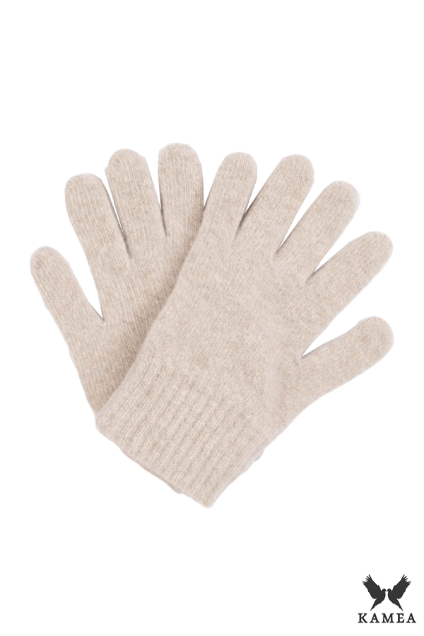 HANDSKER*01 dame vinter beige farve
