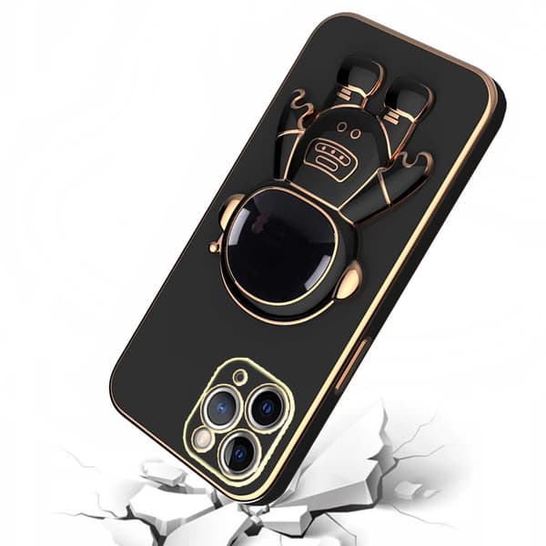 iPhone 14 Pro Max cover, Astronaut, Sort