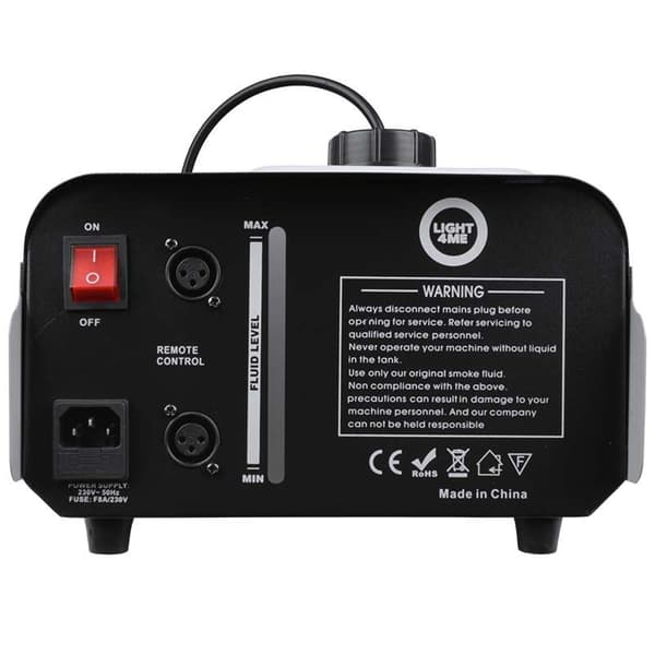 LIGHT4ME FOG 1500 rökdimsgenerator fjärrkontroll