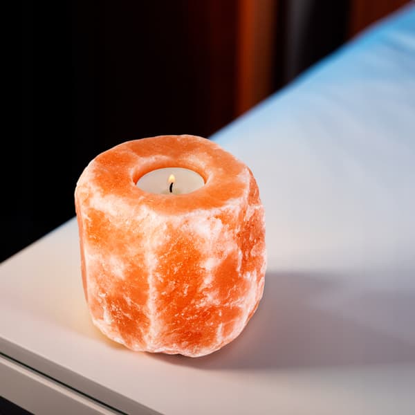 Luonnollinen suolakynttilänjalka