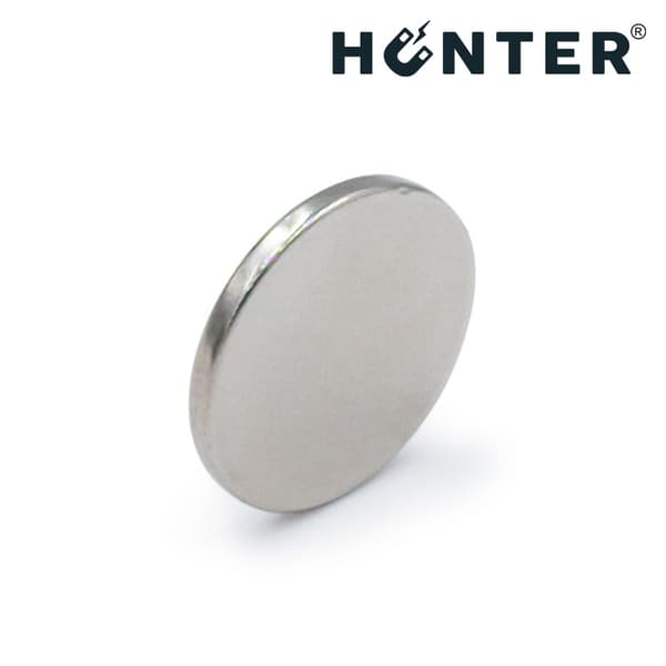 Hunter neodymmagnetcylinder 20x2 mm stærk rund skive