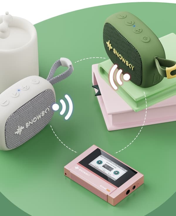 FiiO Snowsky Anywhere - grön - Bärbar Bluetooth-högtalare