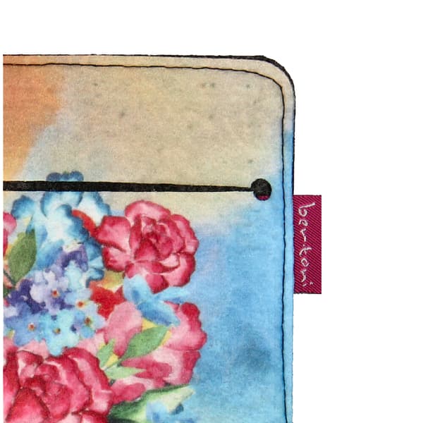 Arco Design 6-7" e-boksfodral - EcoFilc, Libera-tryck, grå, passar Kindle / PocketBook