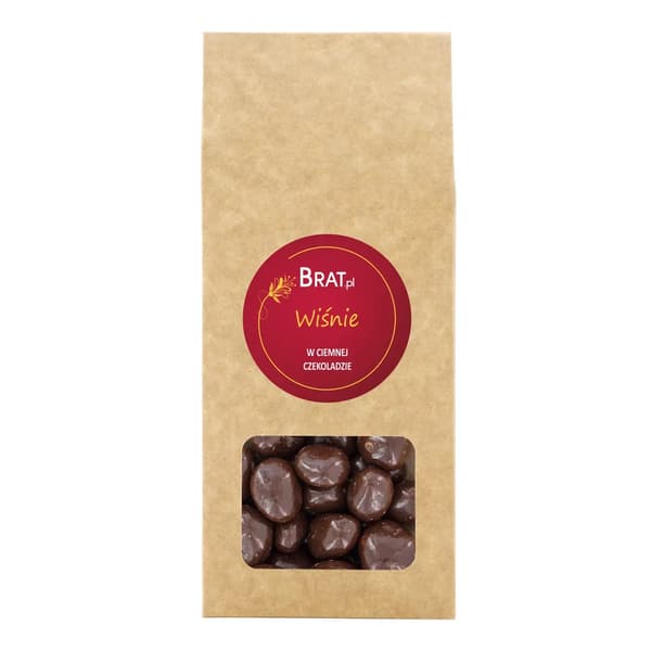 Kirsebær i mørk chokolade 100 g
