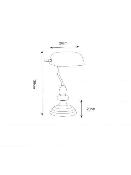 EDES T110810 skrivebordslampe