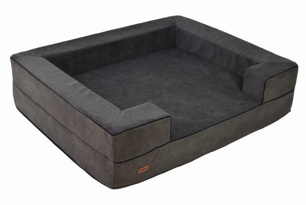 Rex ortopedisk soffa grafitgrå M - 70 x 60 x 16 cm