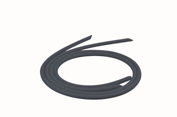 AQUA-SPORT GUMMI TIL PADLE 2x60cm SORT AS32014