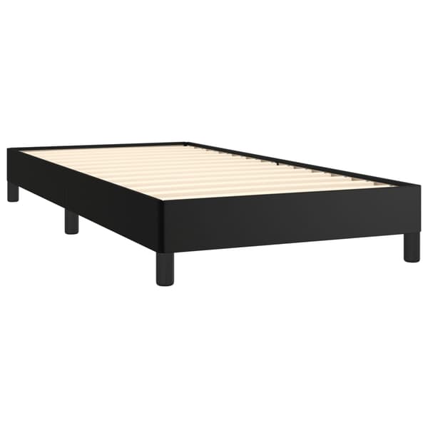 vidaXL sengestel sort 90x200 cm kunstlæder