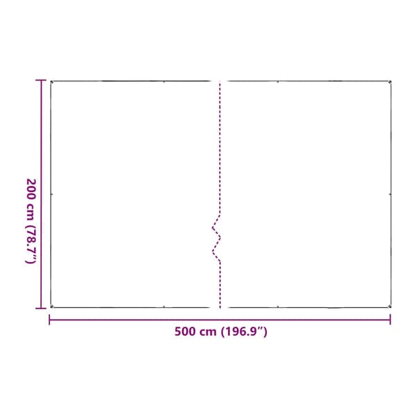 vidaXL Kasvisuoja verkolla 2x5 m polyeteeni