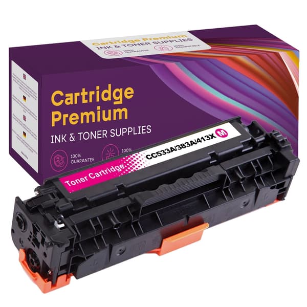 Toner til HP CC533A/CE413X/CF383X Magenta GP
