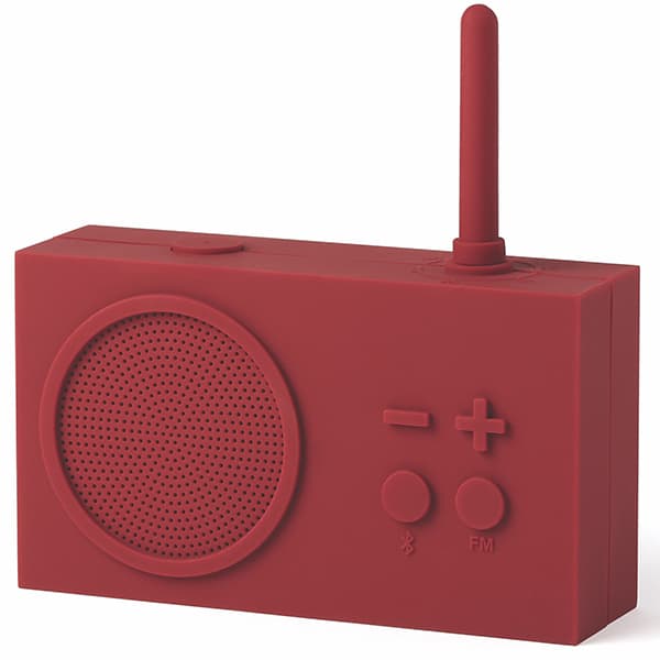 Lexon Tykho 3 Bluetooth-radio röd