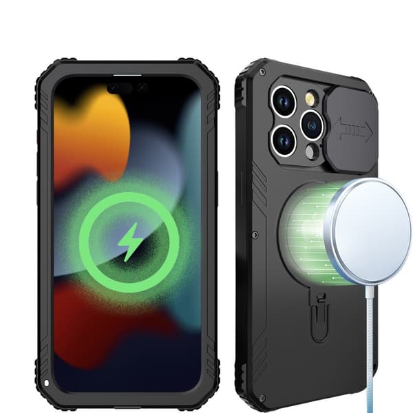iPhone 15 Pro-skal, DefenderMag, svart