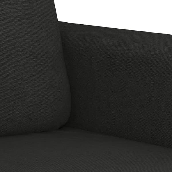 vidaXL lænestol, sort, 60 cm, stofbetræk
