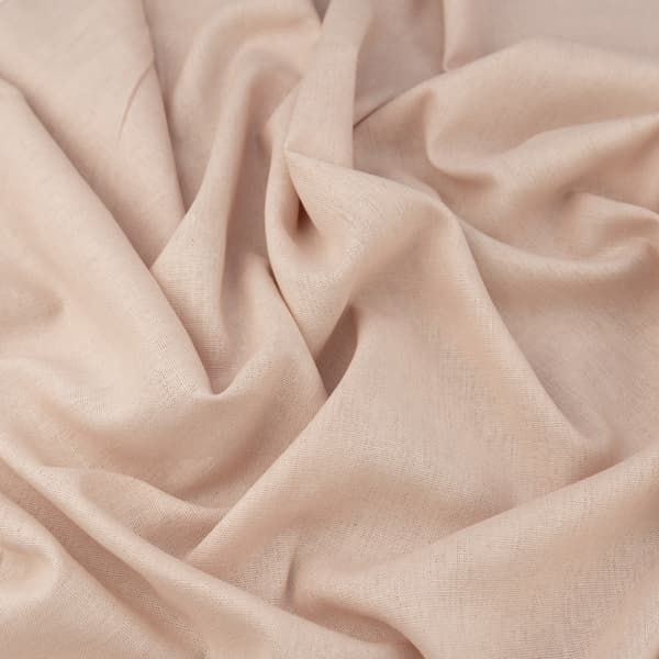 Hørstof, lyserød og beige farve