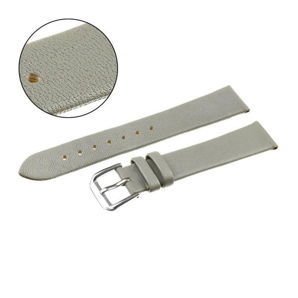 PACIFIC STRAP 18 MM W86 SLÄTT ljusgrått armband, limmat