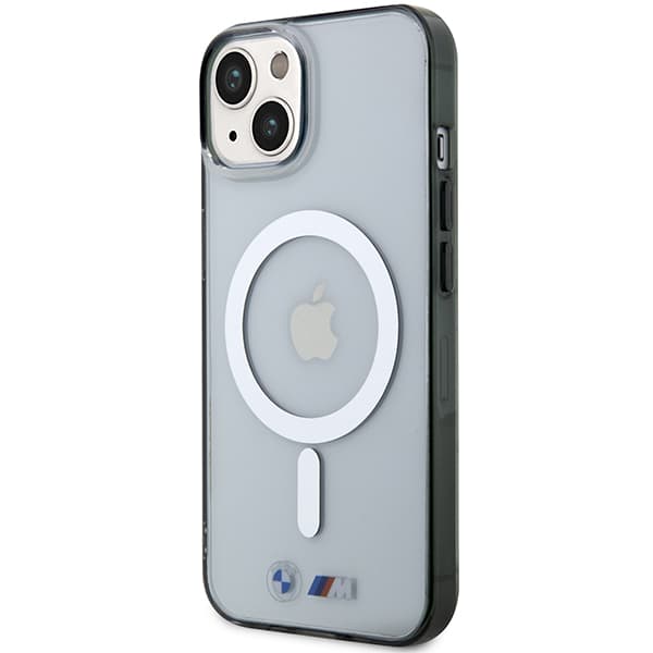 BMW Silver Ring MagSafe-skal till iPhone 14 Plus, transparent
