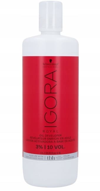 SCHWARZKOPF IGORA OIL Developer Oxidant 3% 10 vol 1000ml