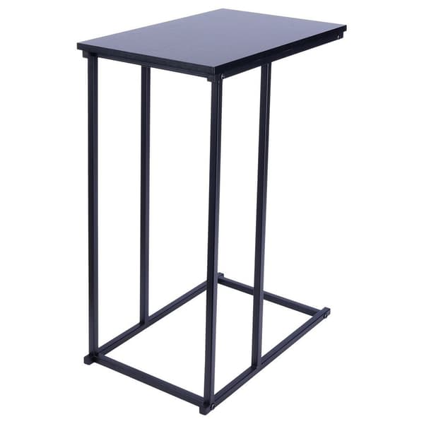 Sort metal sofabord side 40x26x58 cm