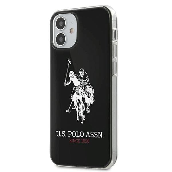 US Polo Shiny Big Logo-cover til iPhone 12 mini, sort
