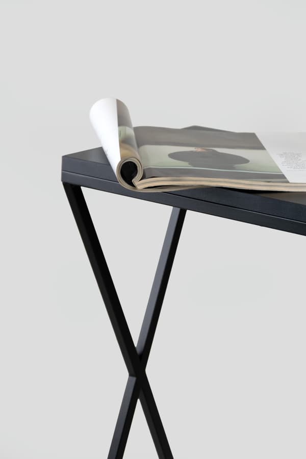 Dit Loft Design Monte sidebord 40x25x60cm sort metal