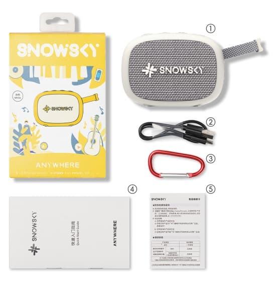 FiiO Snowsky Anywhere - grön - Bärbar Bluetooth-högtalare
