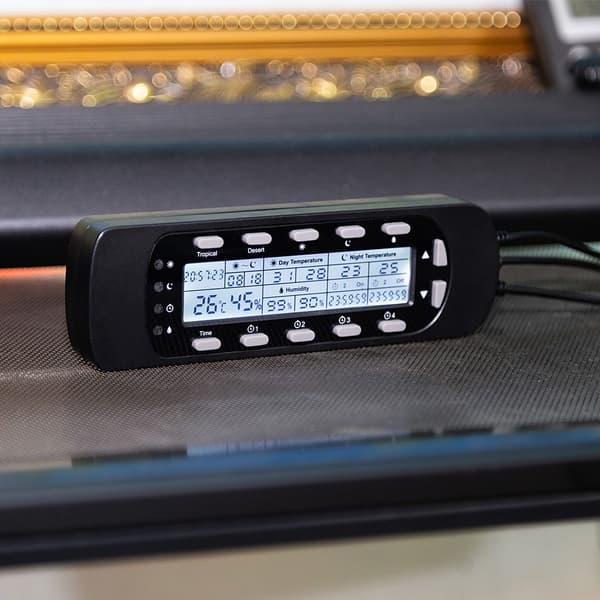 Repti-Zoo EZ Thermo-Hygro-Timer Control - termo-/hygrostat med en andra timer