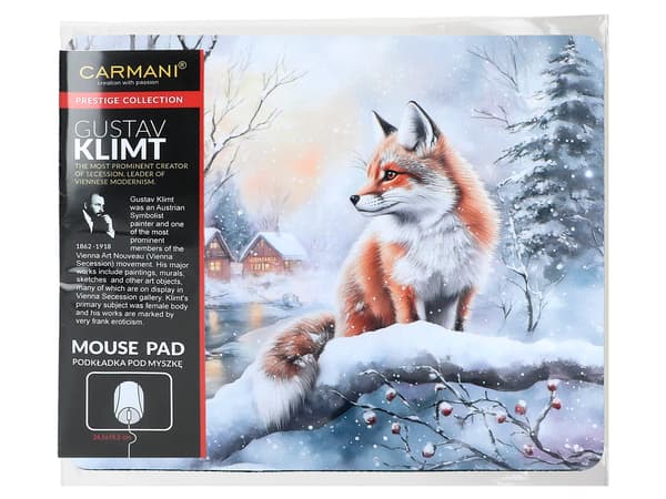 Datormusmatta - Vinter överallt - Fox (CARMANI)