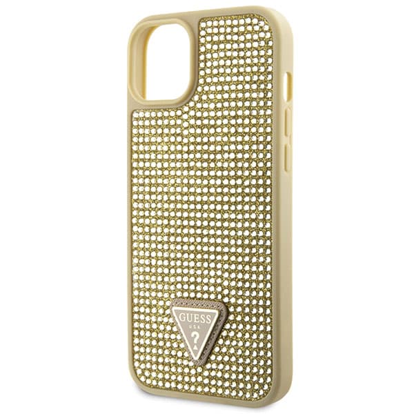 Guess Strass Triangelfodral till iPhone 14, Guld