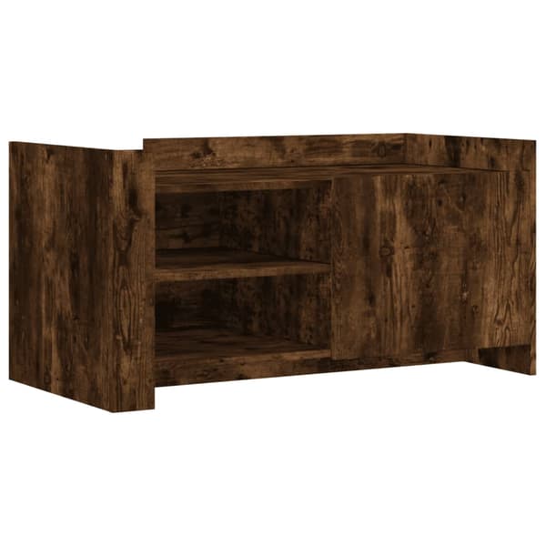 vidaXL sofabord røget eg 100x50x50 cm