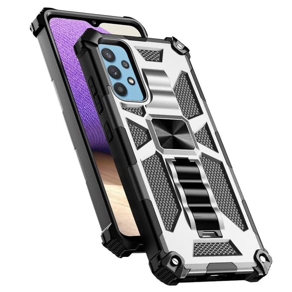 Etui til Samsung Galaxy A32 5G, Armor Kickstand, sølv