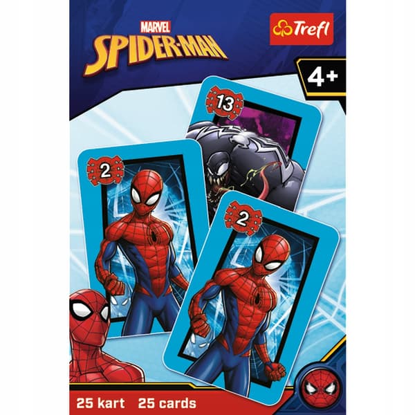 Peter Spiderman Disney Marvel-kort +4 Trefl 08498